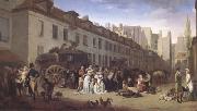 Louis Leopold  Boilly THe Arrival of a Coach (mk05) oil painting